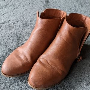 Brown booties